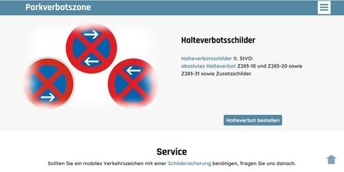 Halteverbotsschilder für Umzug, Veranstaltung oder Baustelle in München