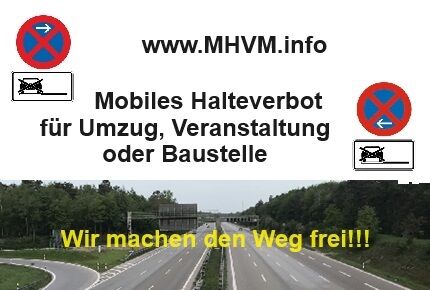 Mobiles Halteverbot für Baustellen, Veranstaltungen oder auch einen Umzug buchen. Allach, Altstadt Lehel, Am Hart, Am Moosfeld, Am Riesenfeld, Au, Aubing, Berg am Laim, Bogenhausen, Daglfing, Denning, Englschalking, Fasangarten, Feldmoching, Forstenried, Freiham, Freimann, Fürstenried, Giesing, Hadern, Haidhausen, Harlaching, Hasenbergl, Holzapfelkreuth, Isarvorstadt, Johanneskirchen, Laim, Langwied, Lehel, Lochhausen, Ludwigsvorstadt, Maxvorstadt, Milbertshofen, Moosach, Neuhausen, Neuschwabing, Nymphenburg, Oberföhring, Obermenzing, Pasing, Perlach, Ramersdorf, Riem, Schwabing, Schwanthalerhöhe, Sendling, Solln, Steinhausen, Thalkirchen, Trudering, Untermenzing, Zaumdorf.  